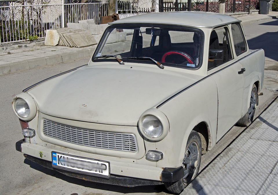 Trabant je stará klasika. 